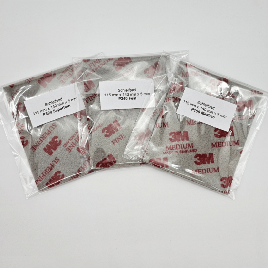 Schleifpad 3M P240 Fein - 115mm x 140mm x 5mm